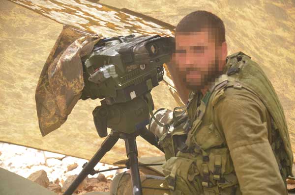 Israeli Defense Force Forward Observer operating Elbit Systems HattoriX