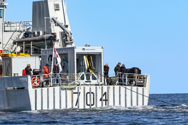 TRAPS aboard a ship