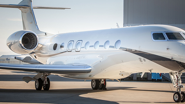 Gulfstream G650 equipped with Elbit J-Music DIRCM system