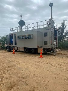 Standard mobile container with AMSTF system