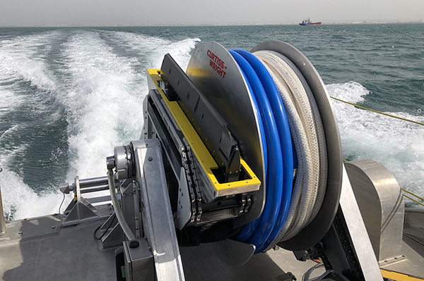 Geospectrus new and compact version of the Towed Reelable Active Passive Sonar (TRAPS) suitable for Unmanned Surface Vessels (USVs)