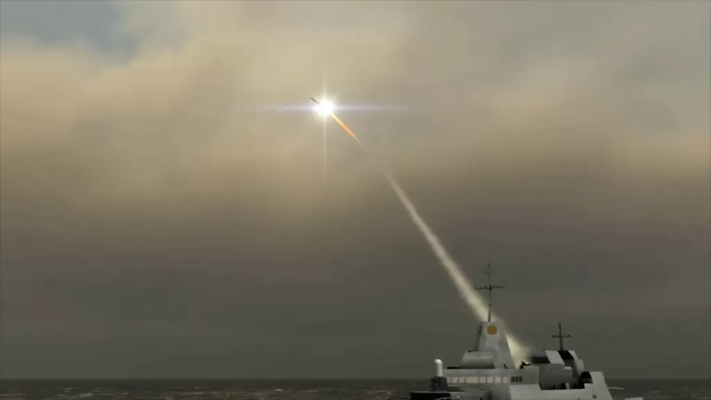 TRIGON long-range sea-to-shore weapon system